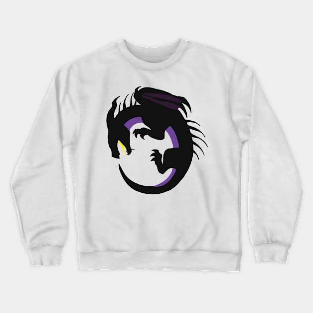 Maleficent Dragon Logo Crewneck Sweatshirt by panther-star